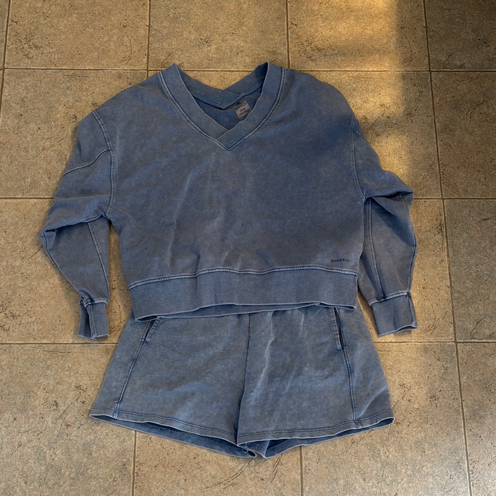 Danskin Light Blue V-Neck Top
